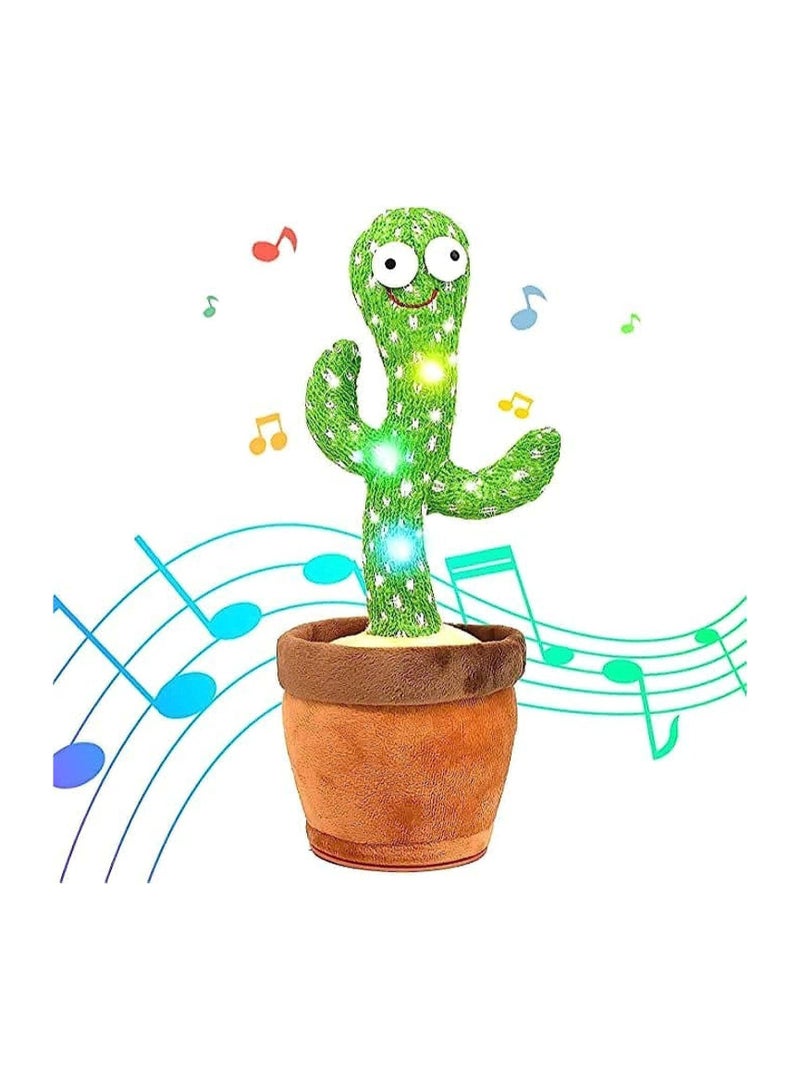 Smiley Party Favors For Kids Birthday Party- 24Pcs Spring,Electronic Dancing Cactus Toys, Talking, Wriggle  Singing, Recording  Repeat What You Say  Interactive Toys, Best Gift for Your Baby or Kids - Image 3